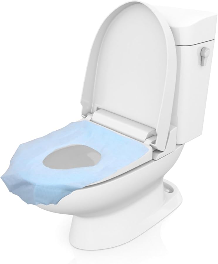 Cabilock 18 Pack Disposable Toilet Seat Covers Portable Travel Mat Protectors For Adults And Kids - Image 4
